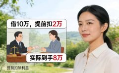 提前扣除利息的借款合法吗